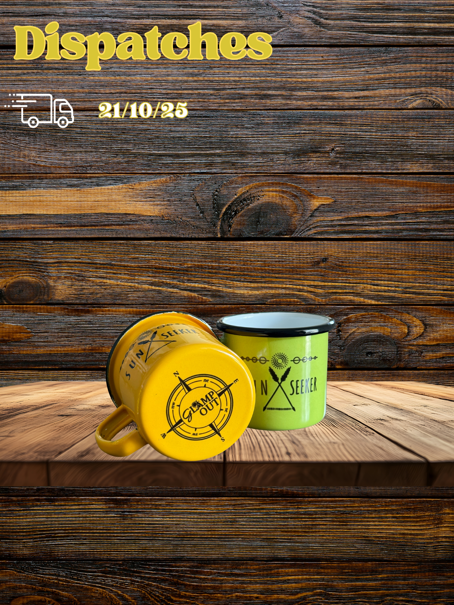 Vedec Enamel Mug - Sun Seeker