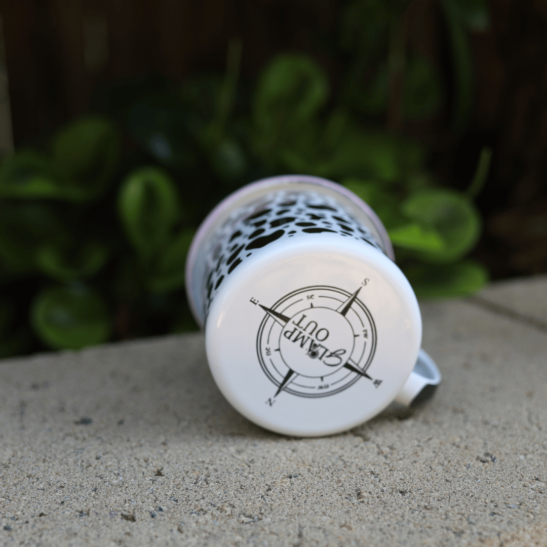 Enamel Mug 350 ml - Cow Print