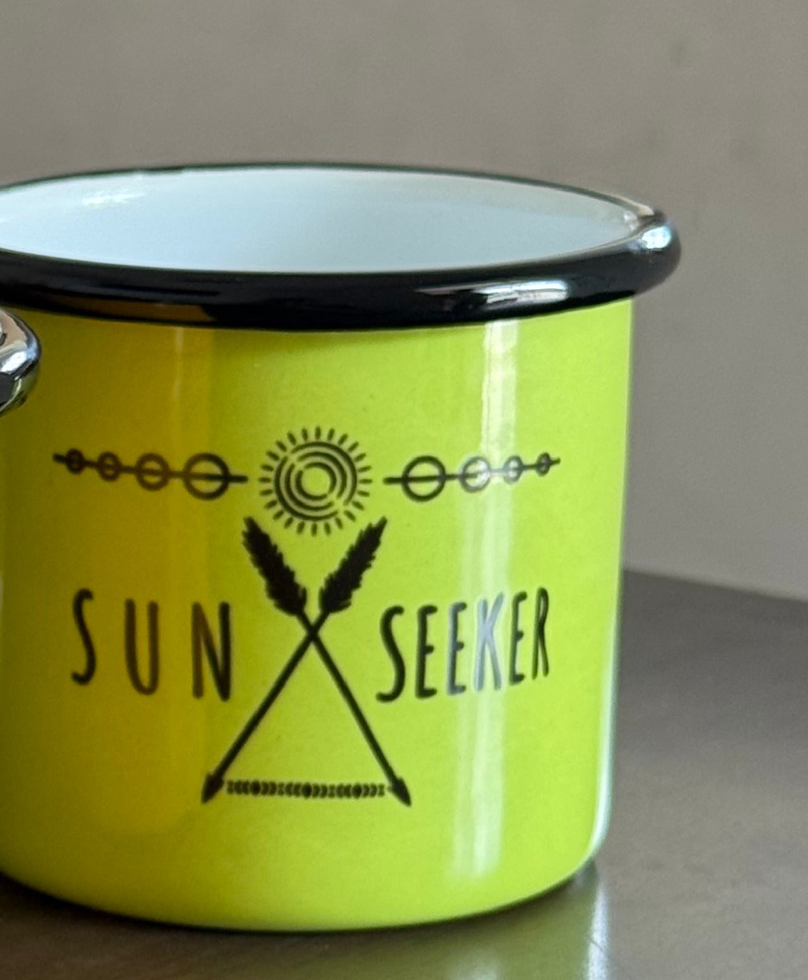 Vedec Enamel Mug - Sun Seeker