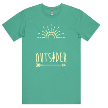Outsider Tee ~ Topaz