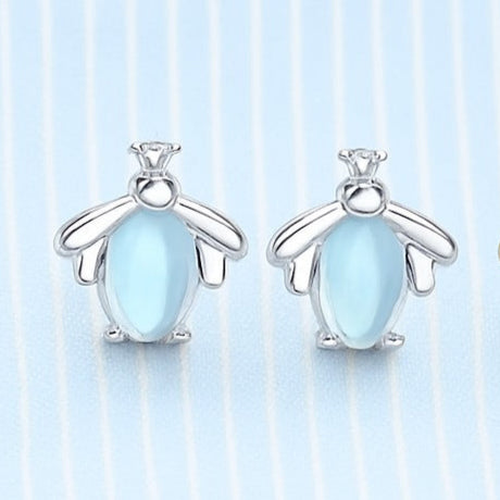 Firefly Moonstone Studs