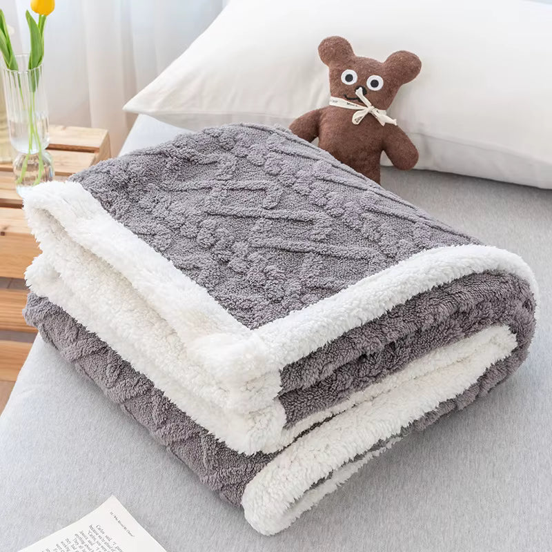 "Sherpa" Blanket - Travel size
