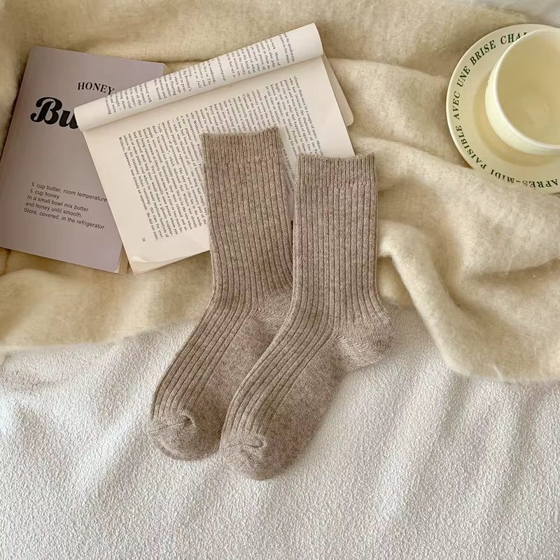 100% Wool & Cashmere Crew Socks