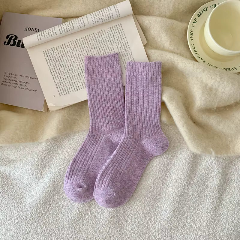 100% Wool & Cashmere Crew Socks