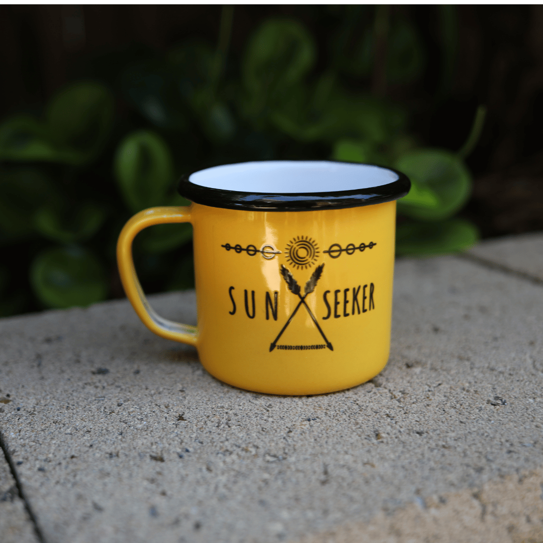 Vedec Enamel Mug - Sun Seeker