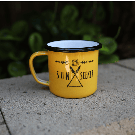 Vedec Enamel Mug - Sun Seeker