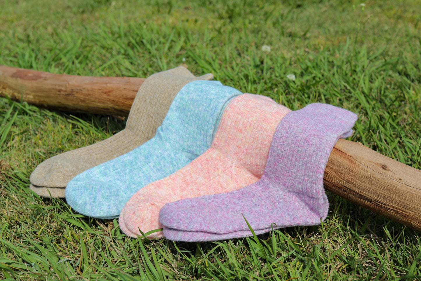 100% Wool & Cashmere Crew Socks