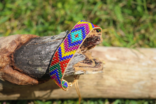 Japanese Miyuki Seed Bracelet - Sunset