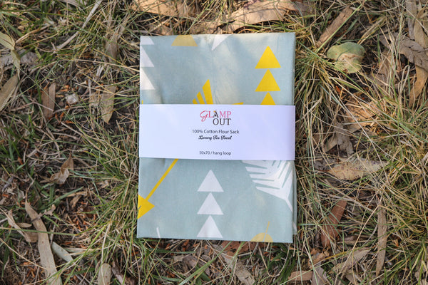 Flour Sack Tea Towel - Feathers & Arrows