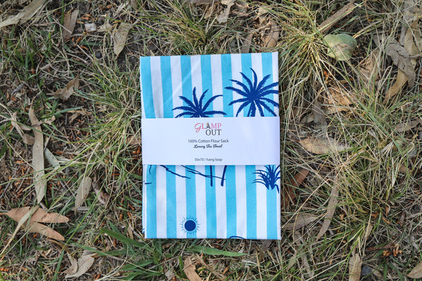 Flour Sack Tea Towel - Vintage Palms