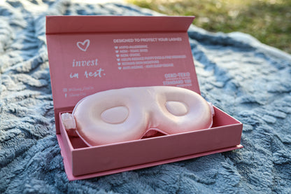 Mulberry Silk - 3D Eye Mask - Princess (Pale Pink)