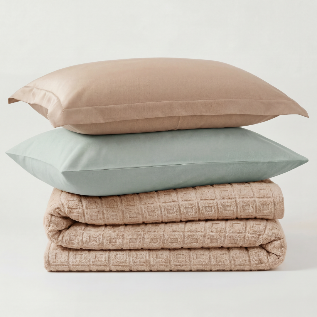 Shop The Set ~ Cotton Waffle Blanket (180 x 200)
