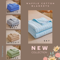 Waffle Cotton Summer Throw Blanket