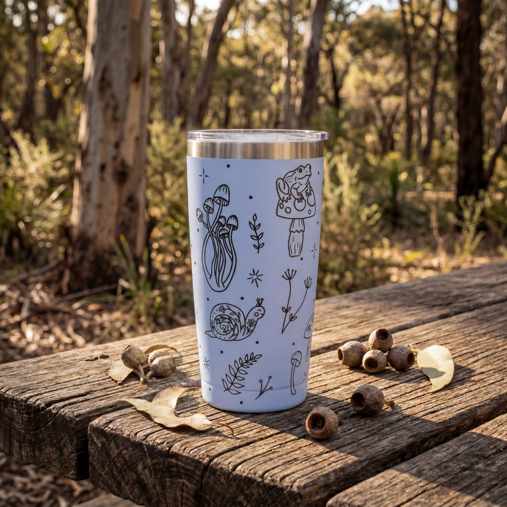 Mushroom Magic 20oz travel mug