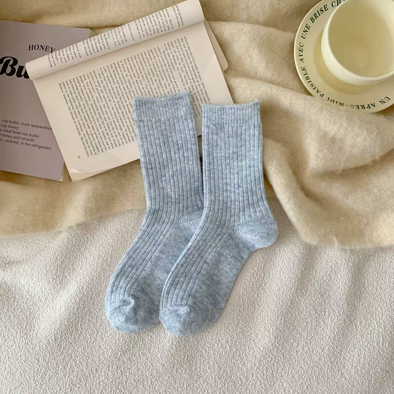 100% Wool & Cashmere Crew Socks
