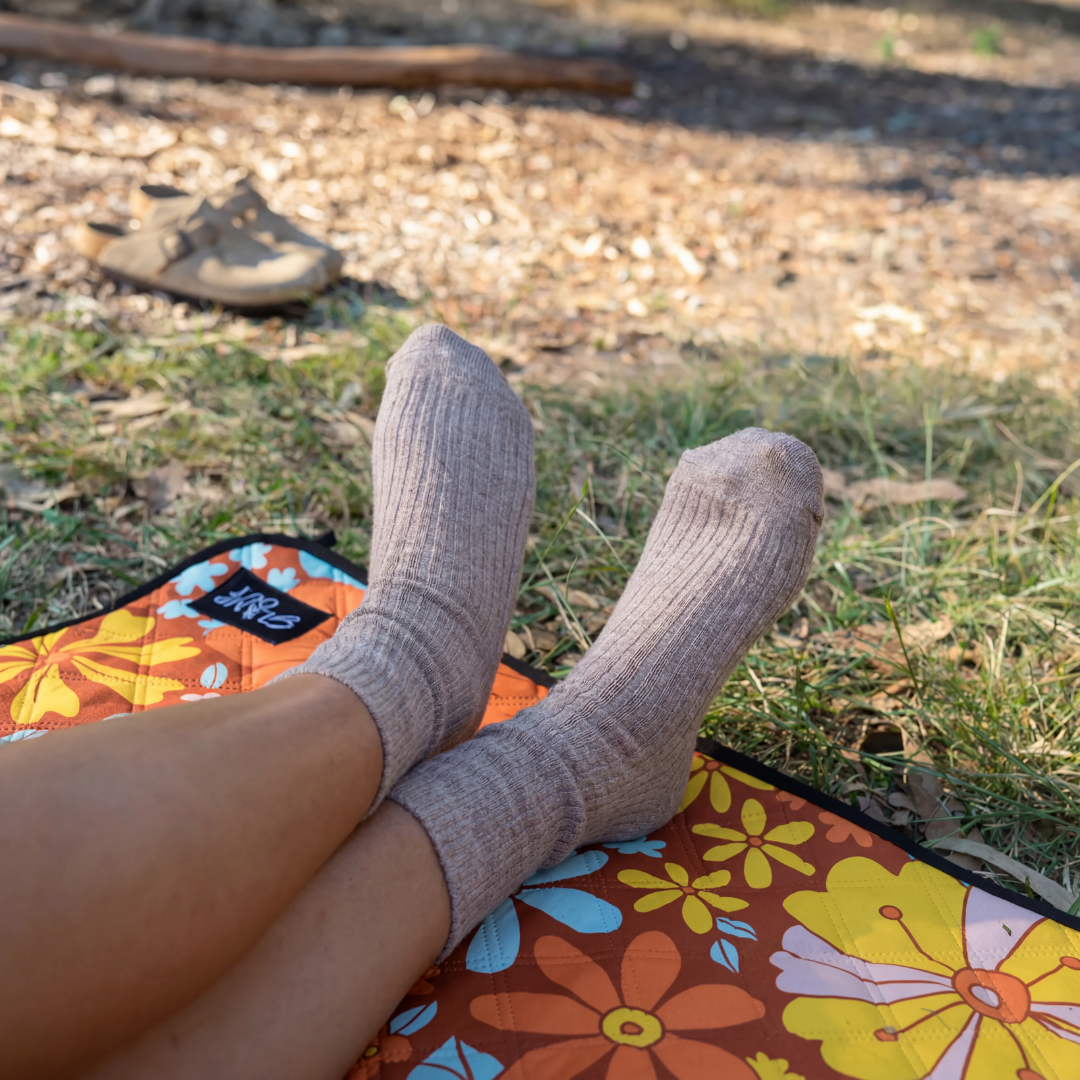 100% Wool & Cashmere Socks