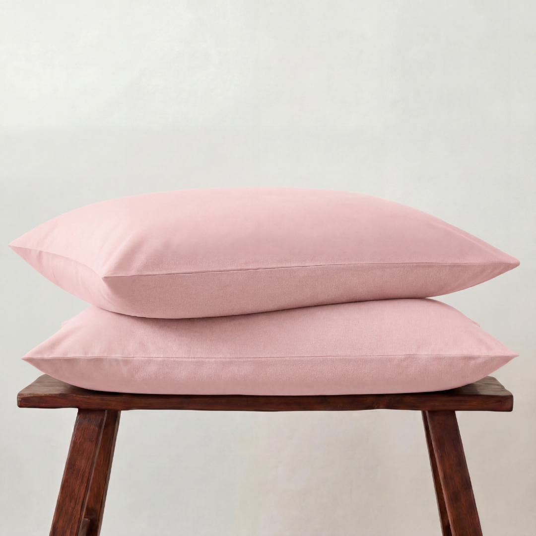 Cotton Sateen Pillowcases ~ Set of two