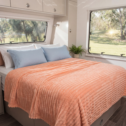 RippleLuxe Faux Cashmere Blanket