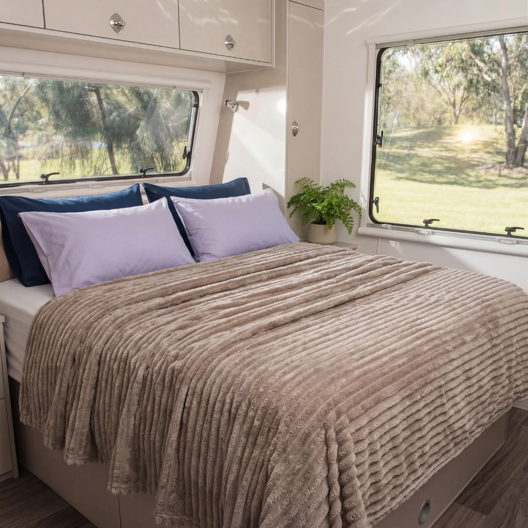 RippleLuxe Faux Cashmere Blanket