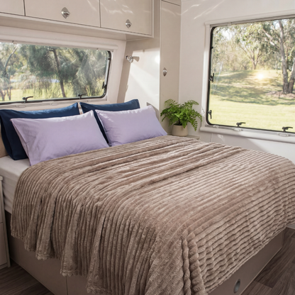 RippleLuxe Faux Cashmere Blanket