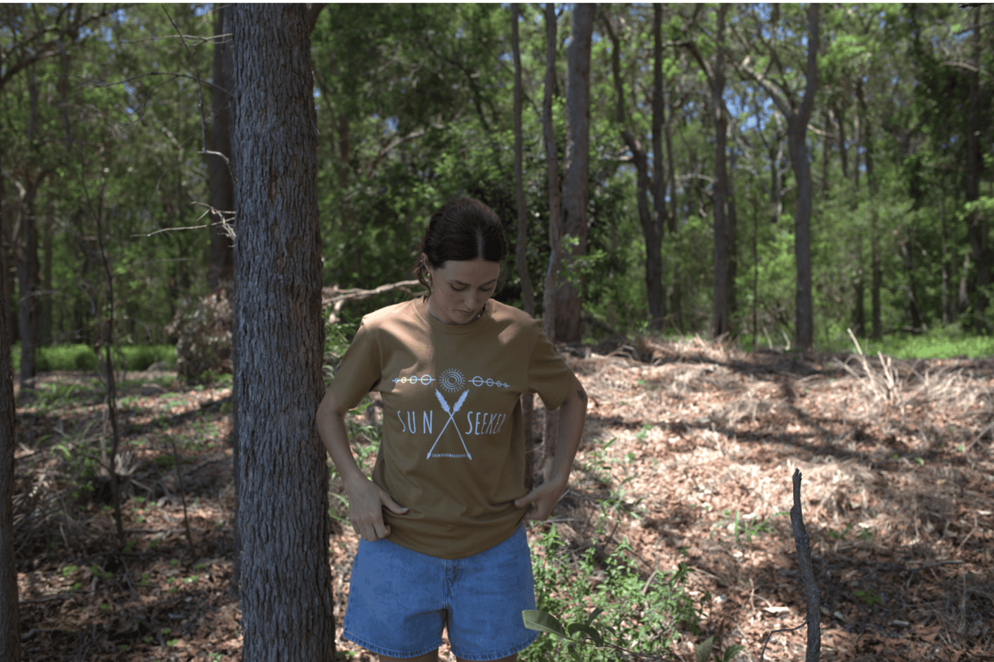 Sun Seeker Tee ~ Camel