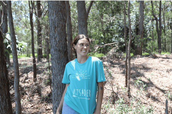 Outsider Tee ~ Topaz