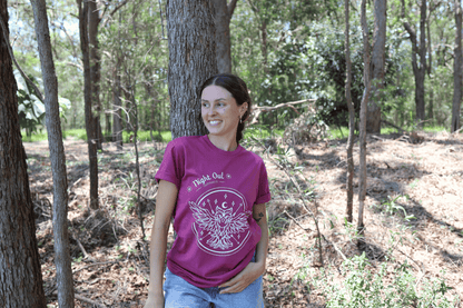 Night Owl Clothing Co Tee ~ Berry