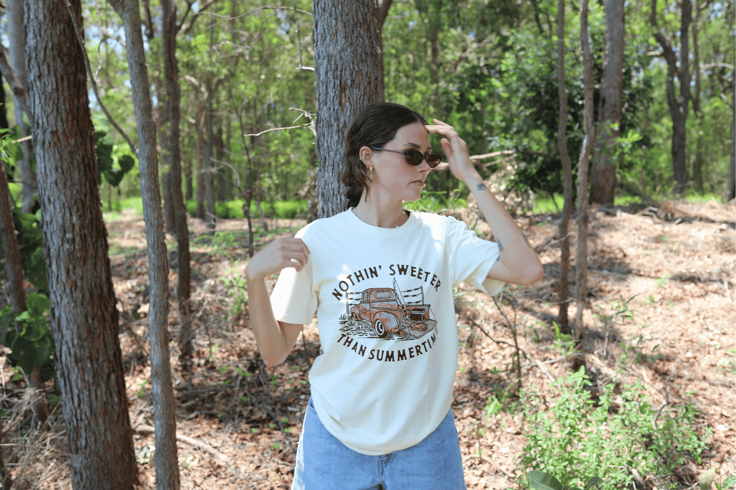 Nothn' Sweeter Than Summertime Tee ~ Butter