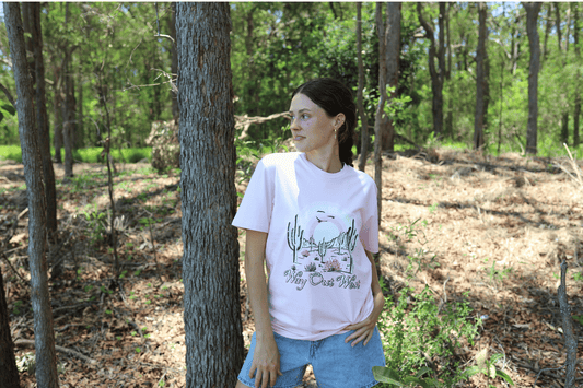 Way Out West Tee ~ Pink