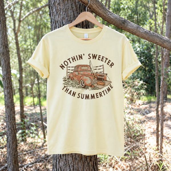 Nothn' Sweeter Than Summertime Tee ~ Butter