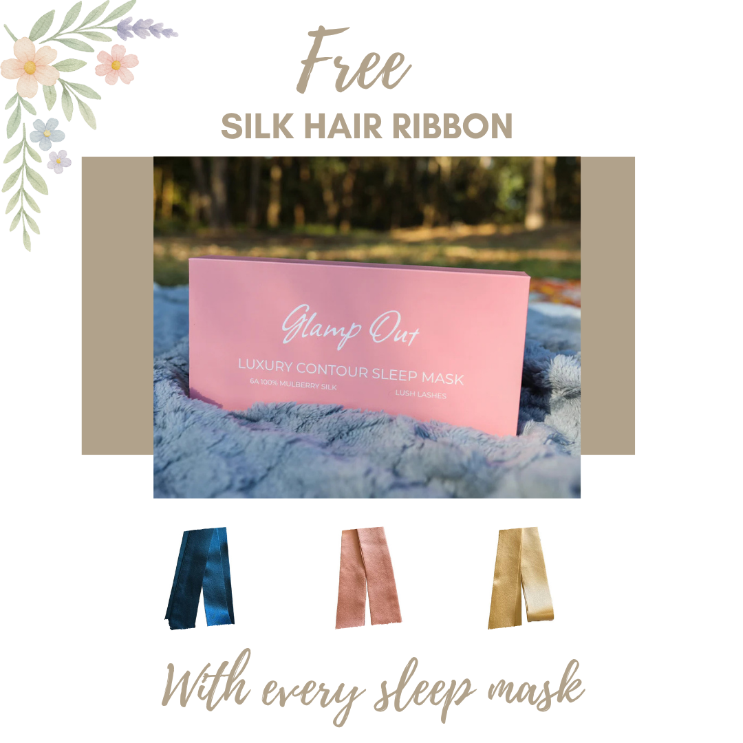 Mulberry Silk - 3D Eye Mask - Princess (Pale Pink)