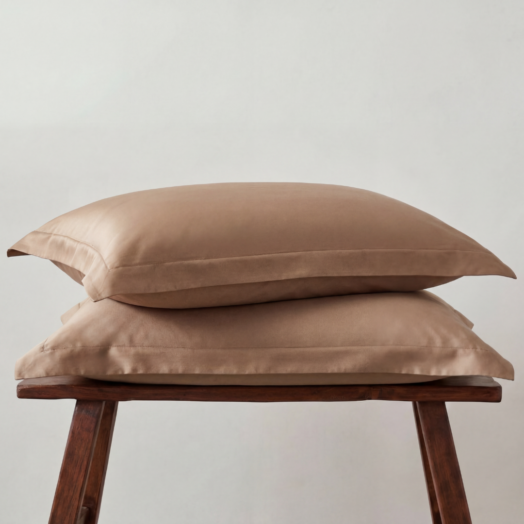 Cotton Sateen Pillowcases ~ Set of two