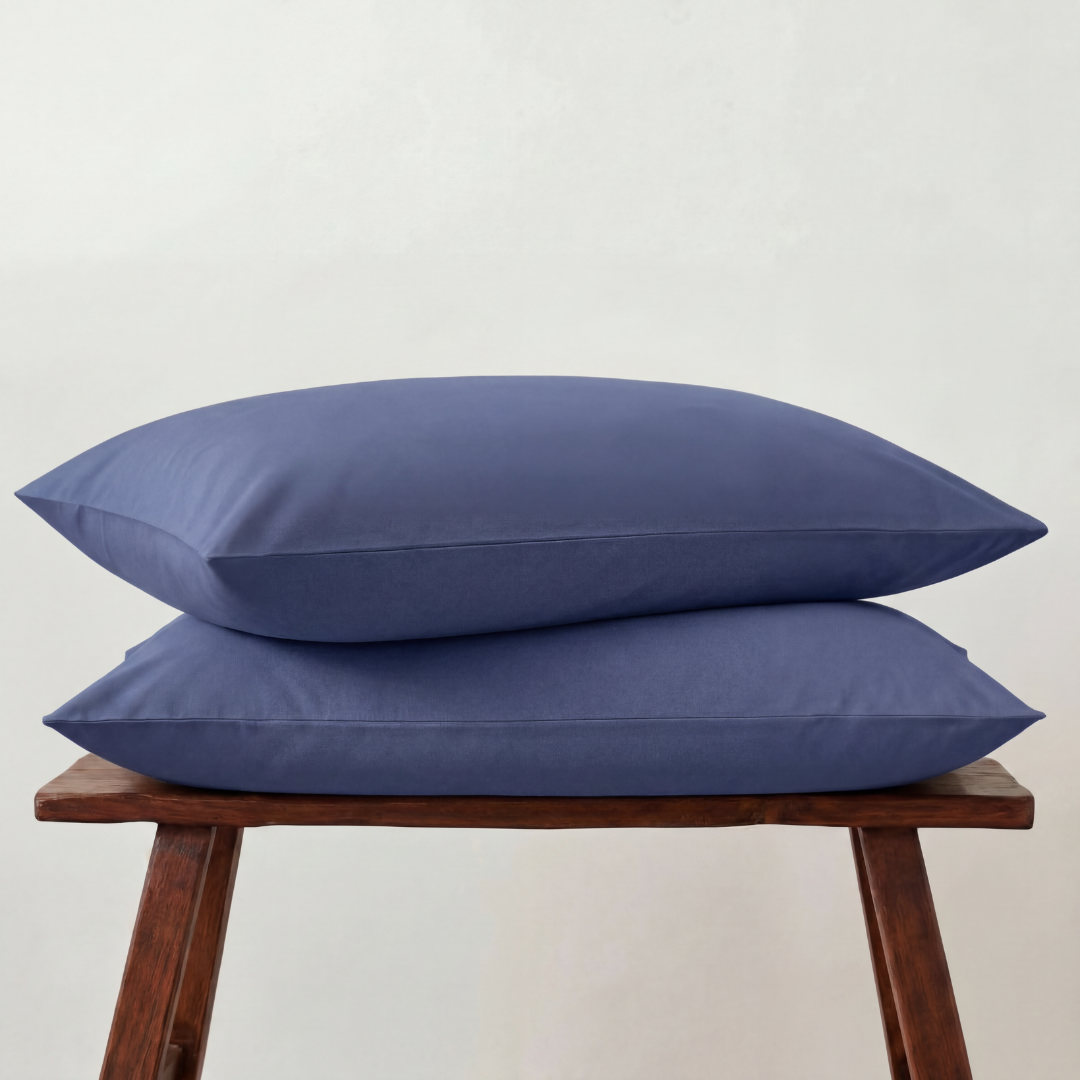 Cotton Sateen Pillowcases ~ Set of two