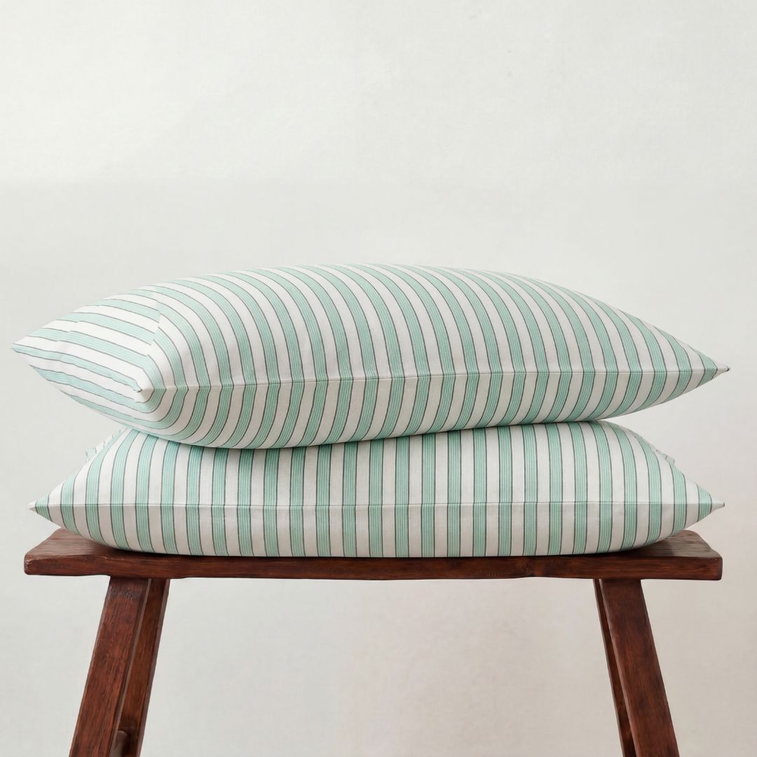 Cotton Sateen Pillowcases ~ Set of two