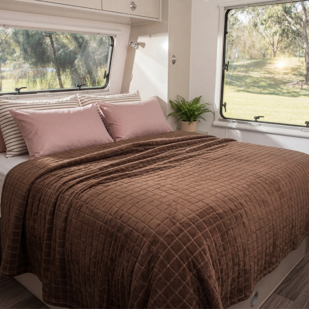 Flannel Fleece Check Blanket