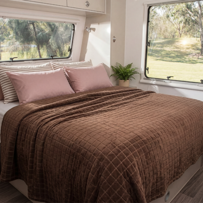 Flannel Fleece Check Blanket