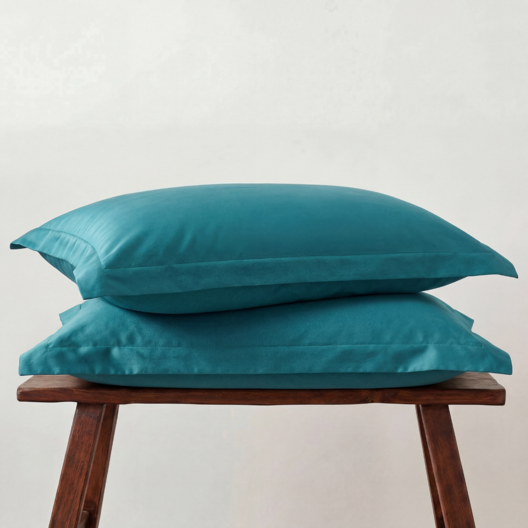 Cotton Sateen Pillowcases ~ Set of two