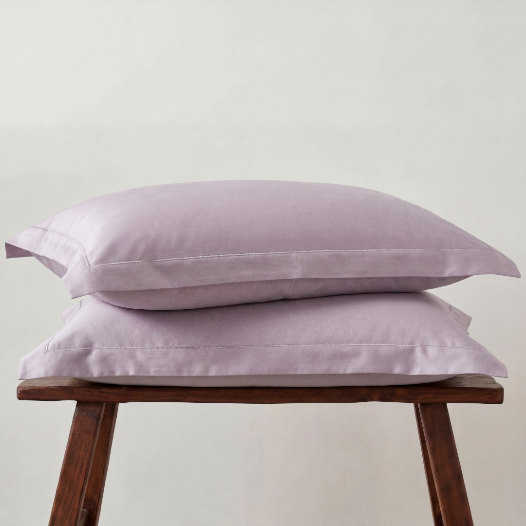 Cotton Sateen Pillowcases ~ Set of two