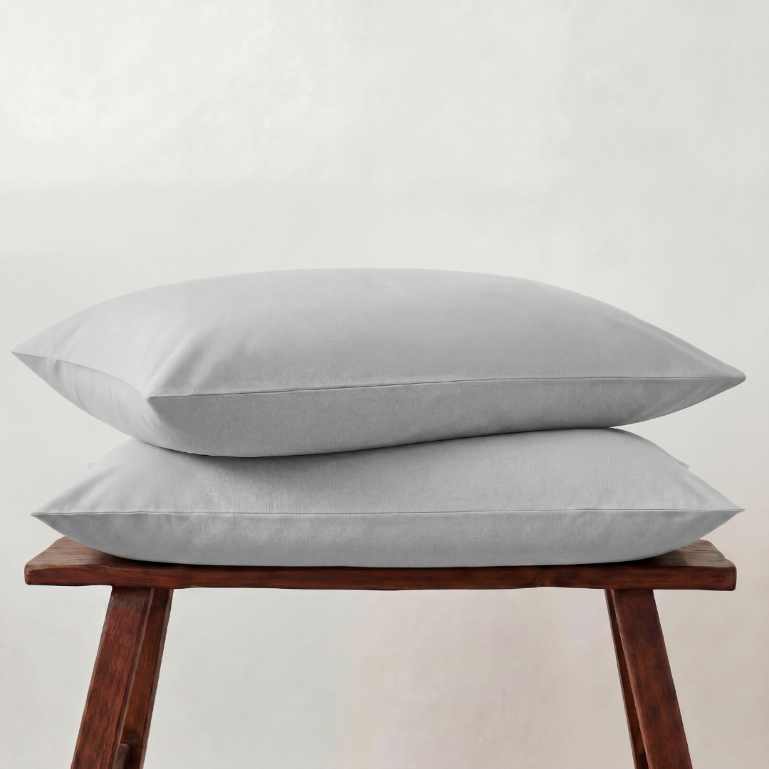 Cotton Sateen Pillowcases ~ Set of two