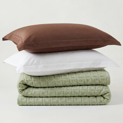 Shop The Set ~ Cotton Waffle Blanket (200 x 230)