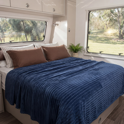 RippleLuxe Faux Cashmere Blanket