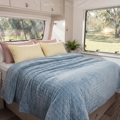 Flannel Fleece Check Blanket
