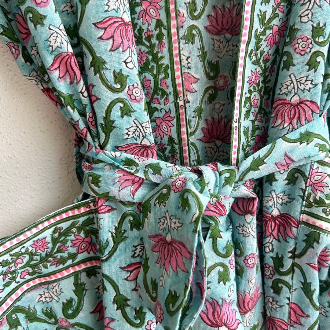 Hand Block Printed ~ Cotton Voile Kimonos