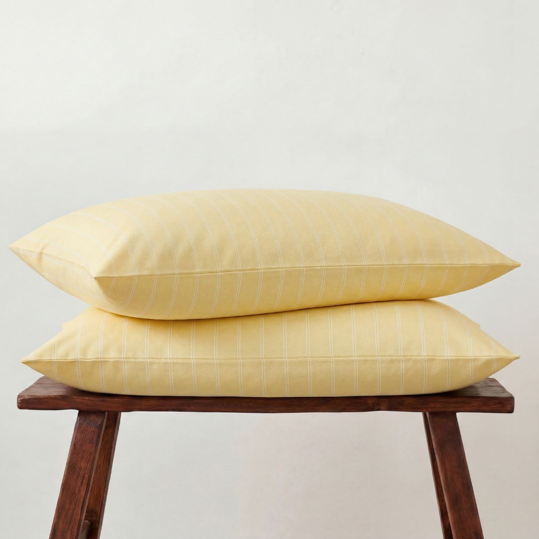 Cotton Sateen Pillowcases ~ Set of two