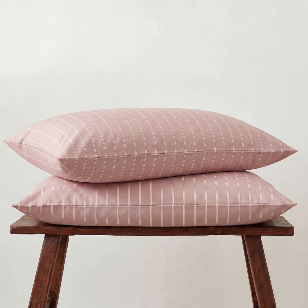 Cotton Sateen Pillowcases ~ Set of two