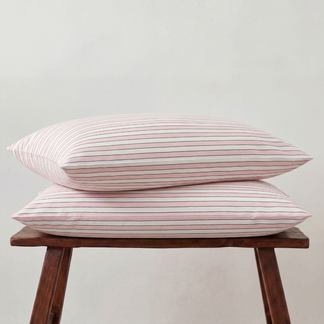 Cotton Sateen Pillowcases ~ Set of two