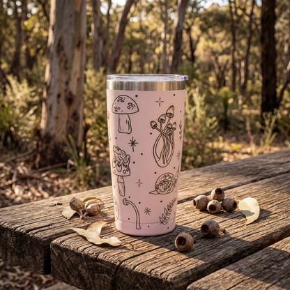 Mushroom Magic - 20 oz Travel Mugs