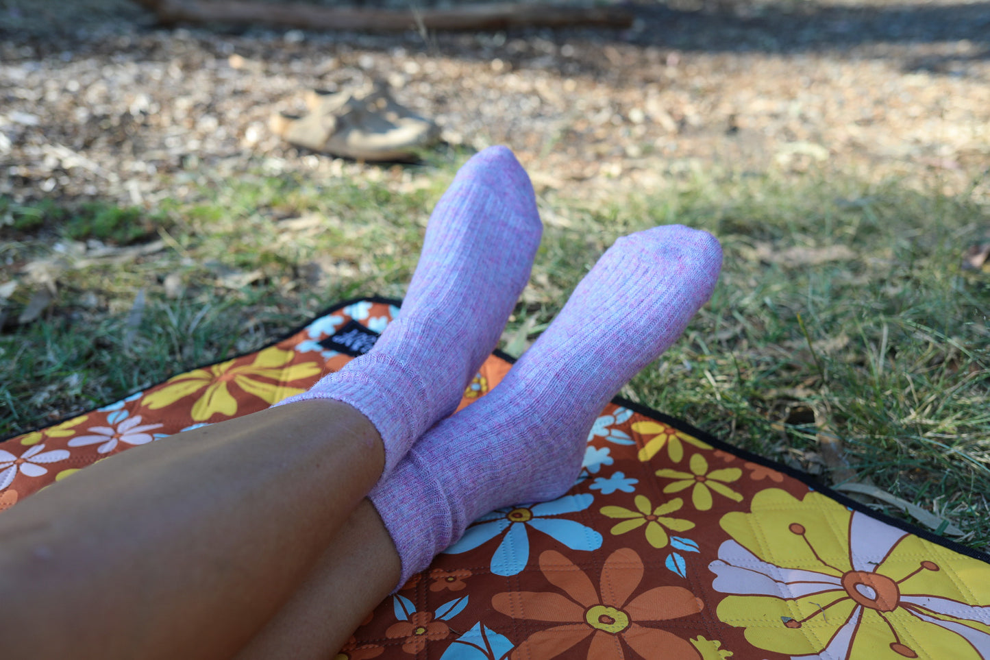 100% Wool & Cashmere Crew Socks