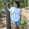 Wild Spirit Tee ~ Green Bull Skull