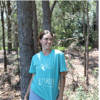 Outsider Tee ~ Topaz